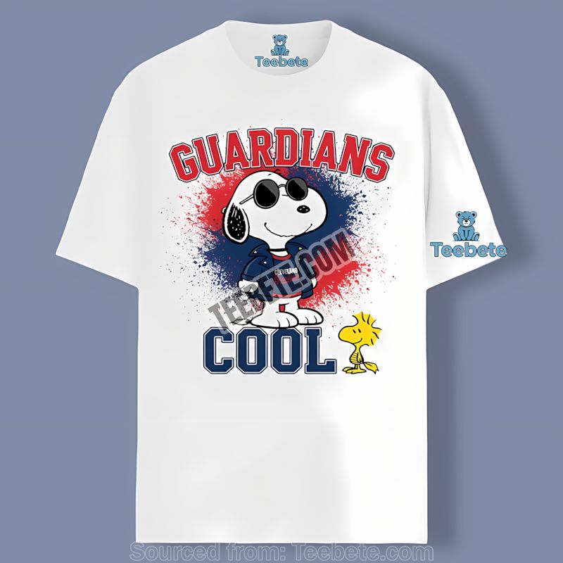 Cleveland Guardians Cool Snoopy Sports Fan Shirt