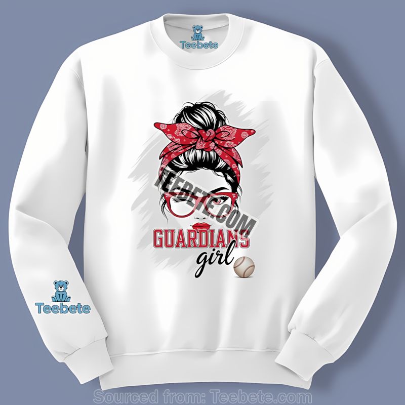 Cleveland Guardians Girl Baseball Sports Long Sleeve Cleveland Guardians Girl Baseball Sports Long Sleeve