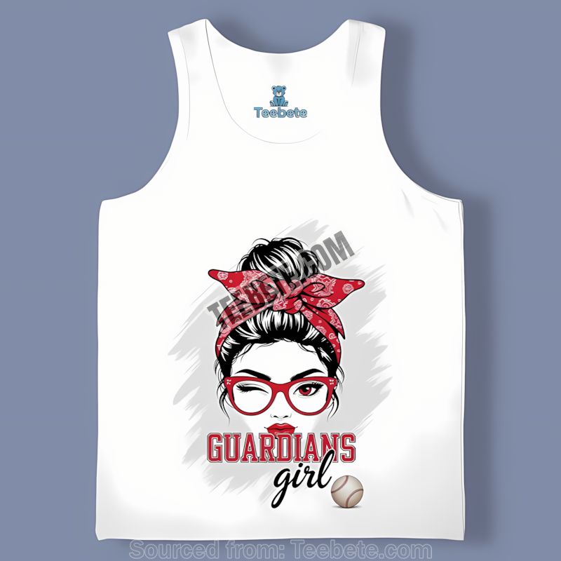 Cleveland Guardians Girl Baseball Sports Tanktop Cleveland Guardians Girl Baseball Sports Tanktop