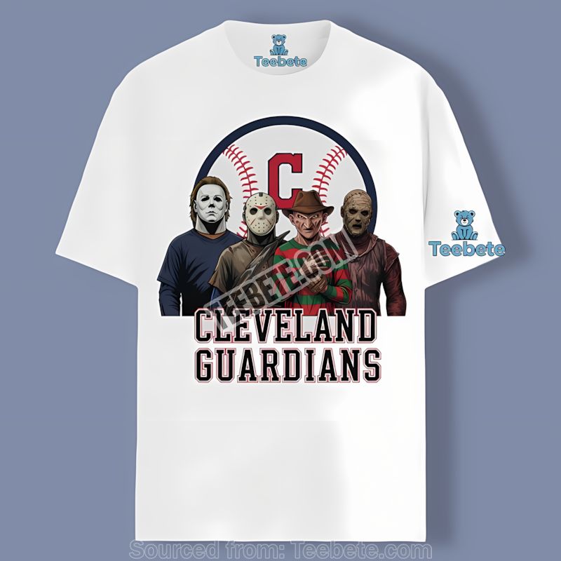 Cleveland Guardians Halloween Horror Killers Retro Shirt