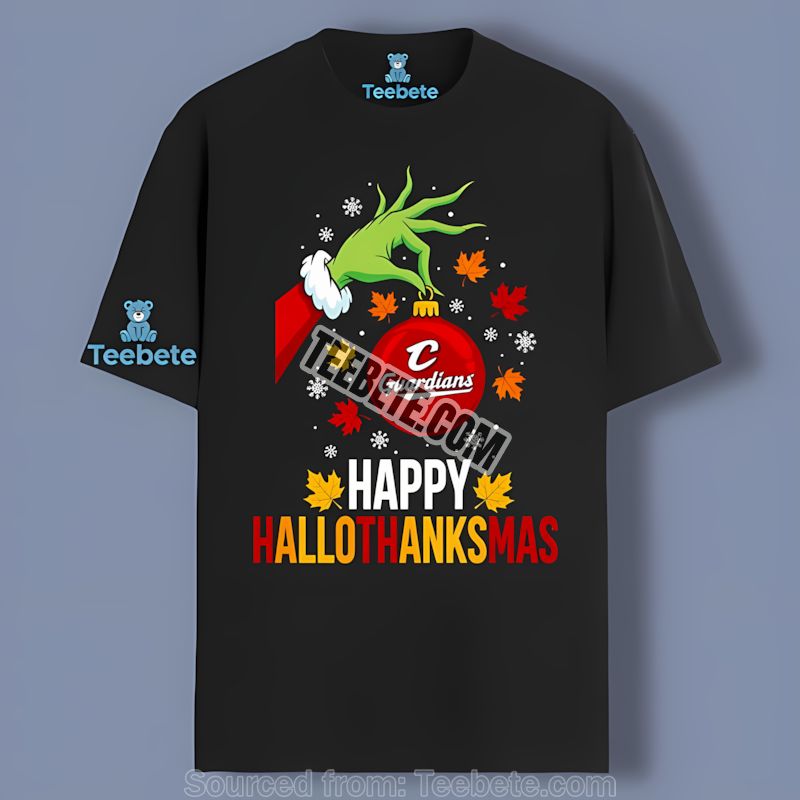 Cleveland Guardians Ho Ho Ho Santa Christmas Shirt