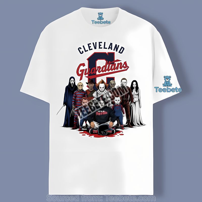 Cleveland Guardians Halloween Horror Killers Retro Shirt