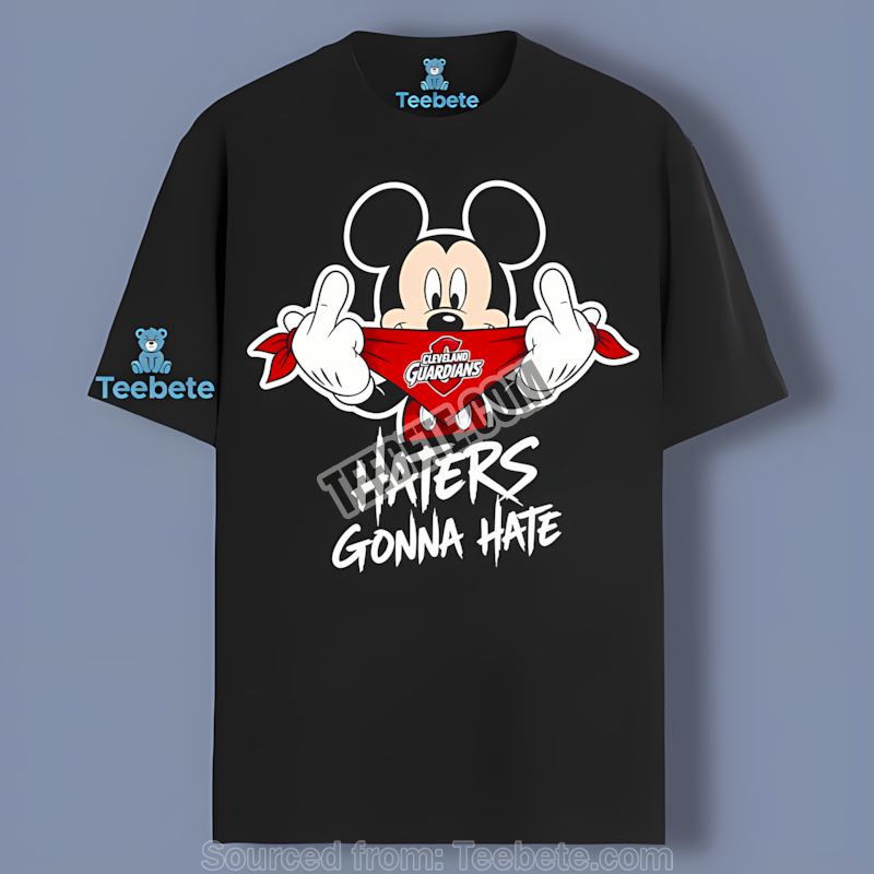 Cleveland Guardians Mickey Heart Graphic Fan Shirt Cleveland Guardians Mickey Heart Graphic Fan Shirt