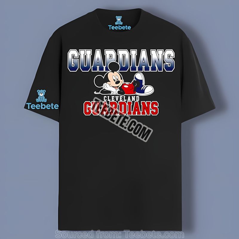 Cleveland Guardians Mickey Mouse Relaxed Style Shirt