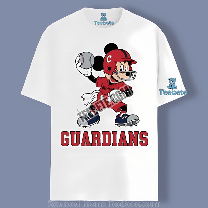 Cleveland Guardians Mickey Mouse Relaxed Style Shirt
