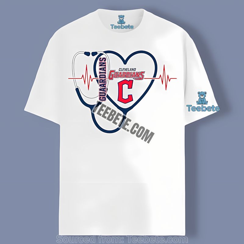 Cleveland Guardians Nurse Heartbeat Trendy Fan Shirt