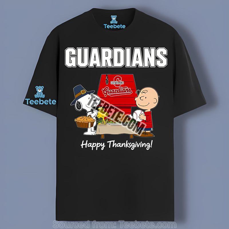 Cleveland Guardians Snoopy Thanksgiving Classic Shirt