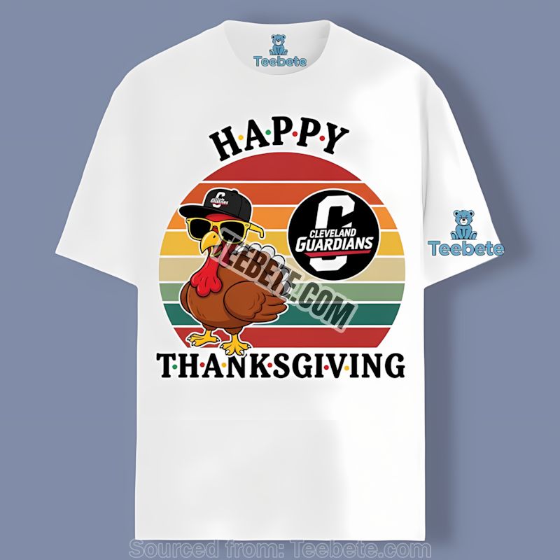 Cleveland Guardians Thanksgiving Turkey Trendy Shirt
