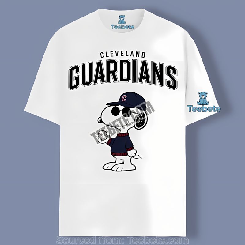Cleveland Guardians Vs Cool Snoopy Retro Fan Shirt
