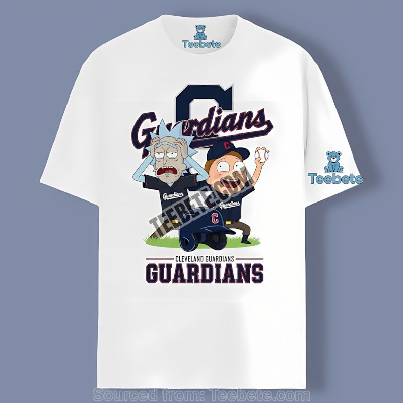Cleveland Guardians Vs Rick And Morty Cartoon Shirt