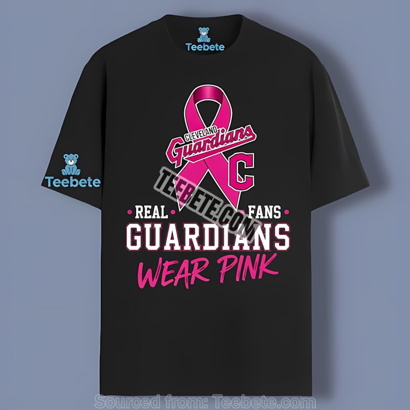 Cleveland Guardians Wear Pink Breast Cancer Awareness Shirt