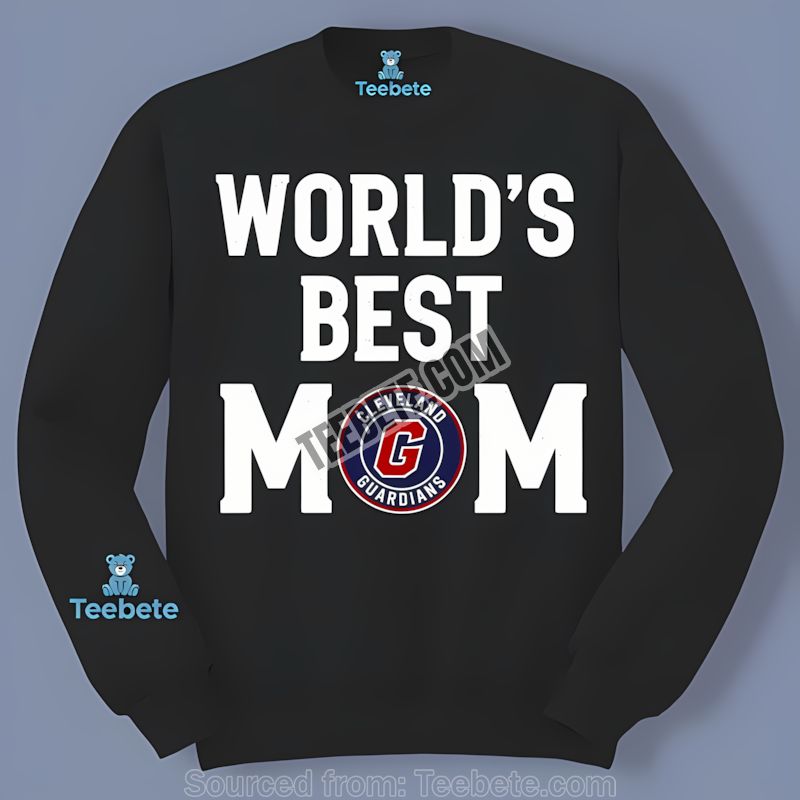 Cleveland Guardians Worlds Best Mom Sports Long Sleeve Cleveland Guardians Worlds Best Mom Sports Long Sleeve