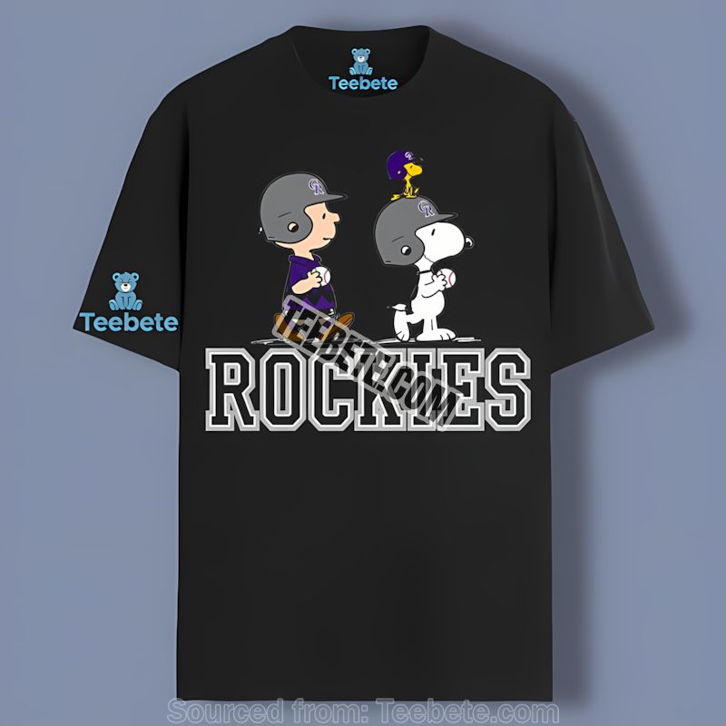Colorado Rockies Champions Snoopy Celebration Shirt