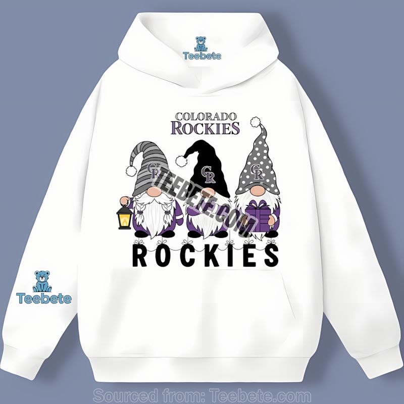 Colorado Rockies Christmas Gnomes Classic Hoodie Colorado Rockies Christmas Gnomes Classic Hoodie