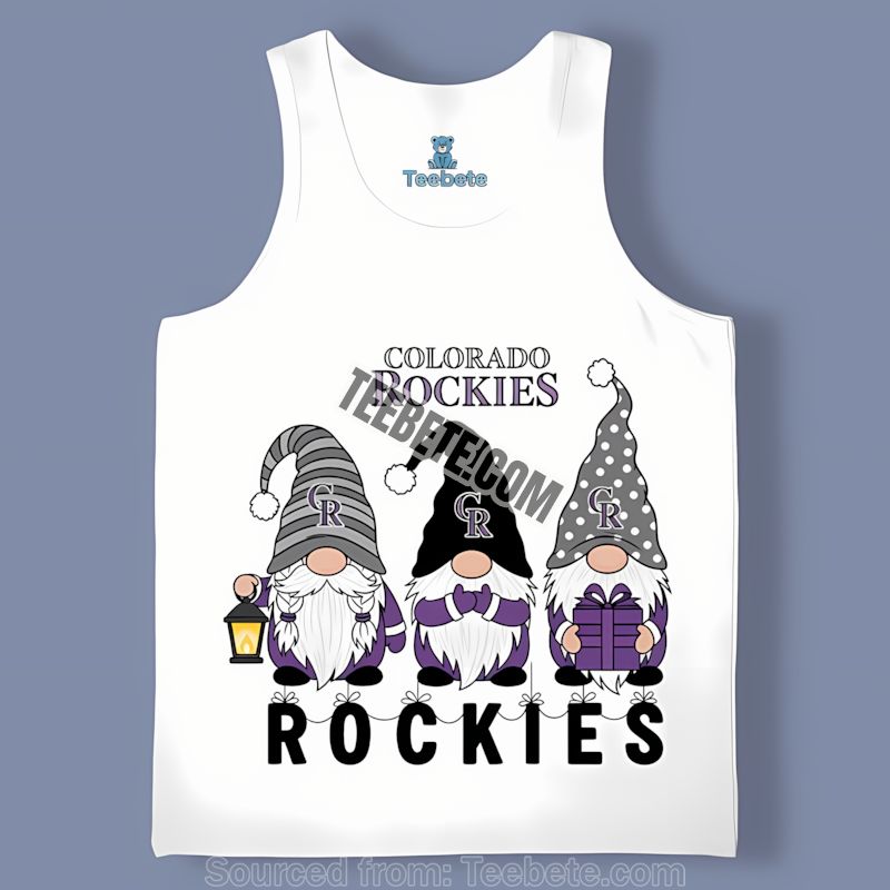 Colorado Rockies Christmas Gnomes Classic Tanktop Colorado Rockies Christmas Gnomes Classic Tanktop
