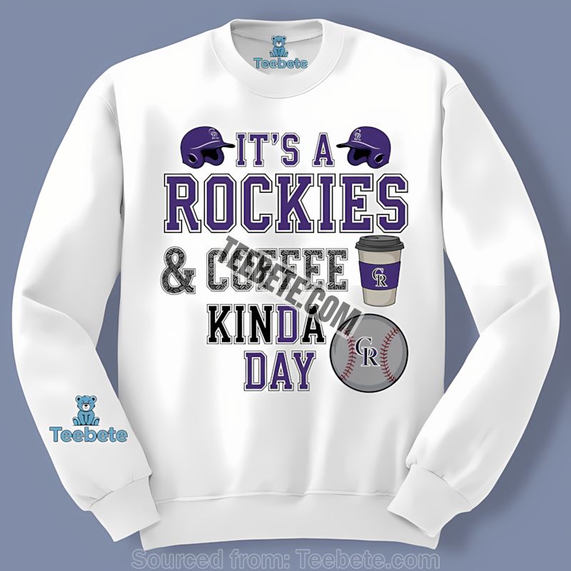 Colorado Rockies Coffee Day Cotton Long Sleeve Colorado Rockies Coffee Day Cotton Long Sleeve