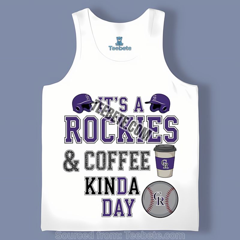 Colorado Rockies Coffee Day Cotton Tanktop Colorado Rockies Coffee Day Cotton Tanktop