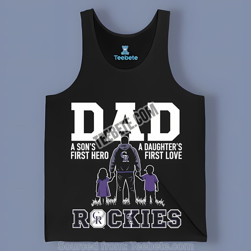 Colorado Rockies Dad Hero Daughter Love Tanktop Colorado Rockies Dad Hero Daughter Love Tanktop