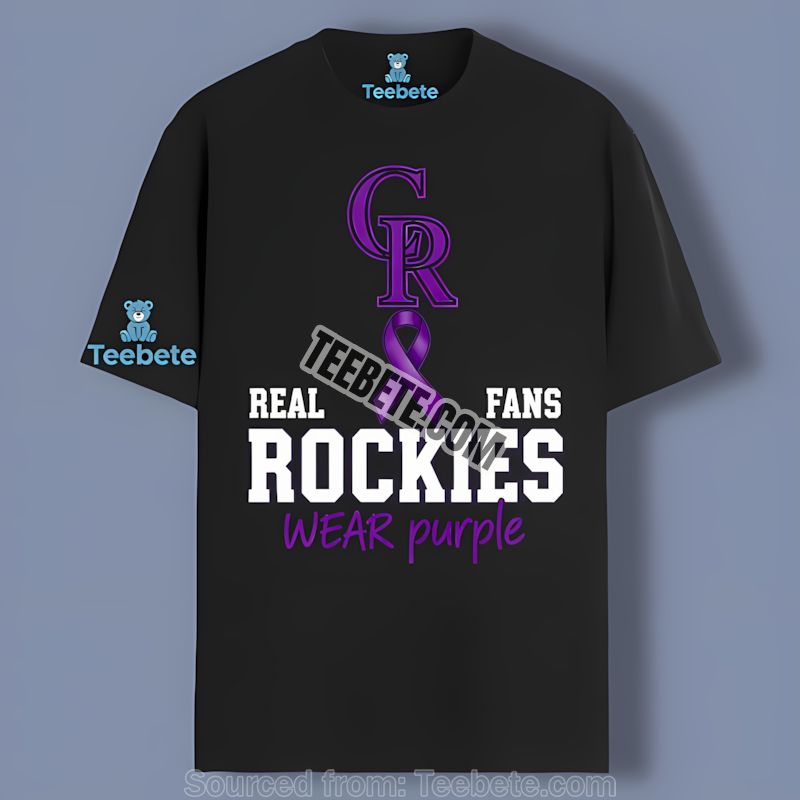 Colorado Rockies Fans Wear Purple Trendy Shirt