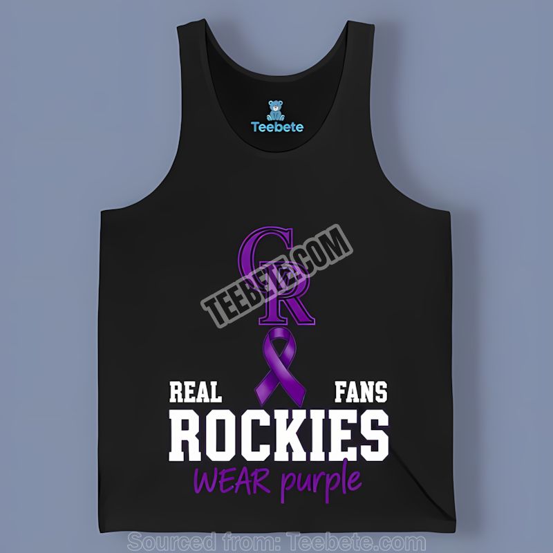 Colorado Rockies Fans Wear Purple Trendy Tanktop Colorado Rockies Fans Wear Purple Trendy Tanktop