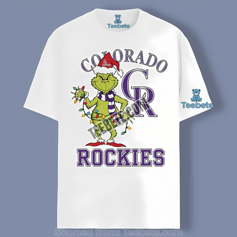Colorado Rockies Grinch Christmas Cotton Shirt