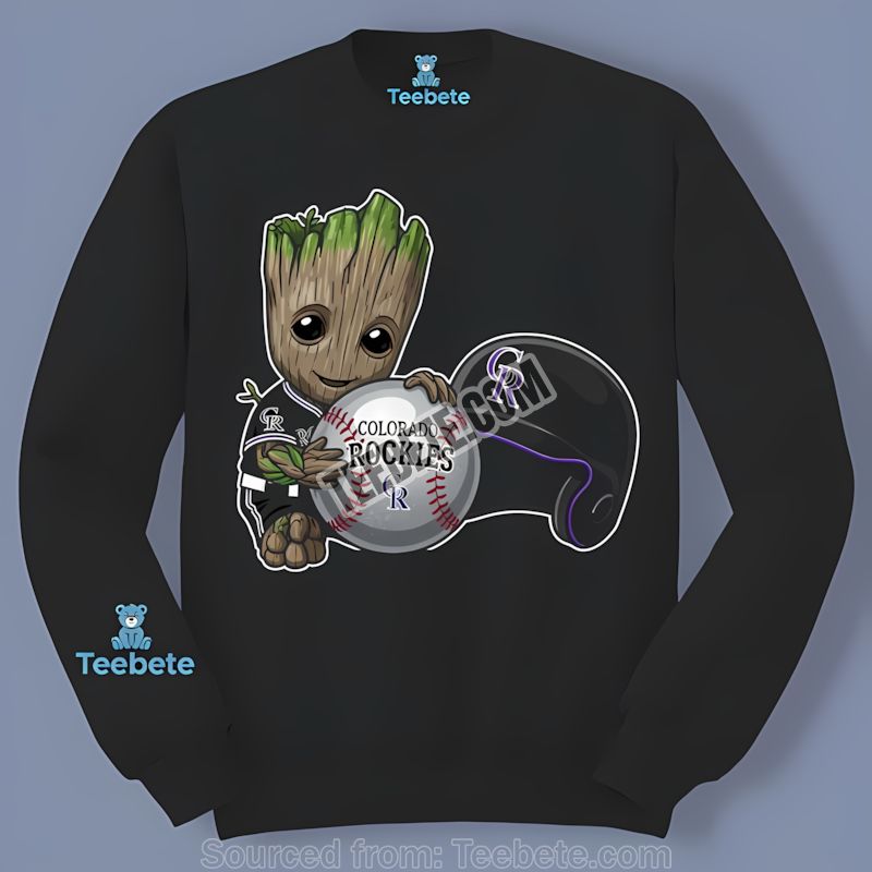 Colorado Rockies Groot Baseball Trendy Shirt