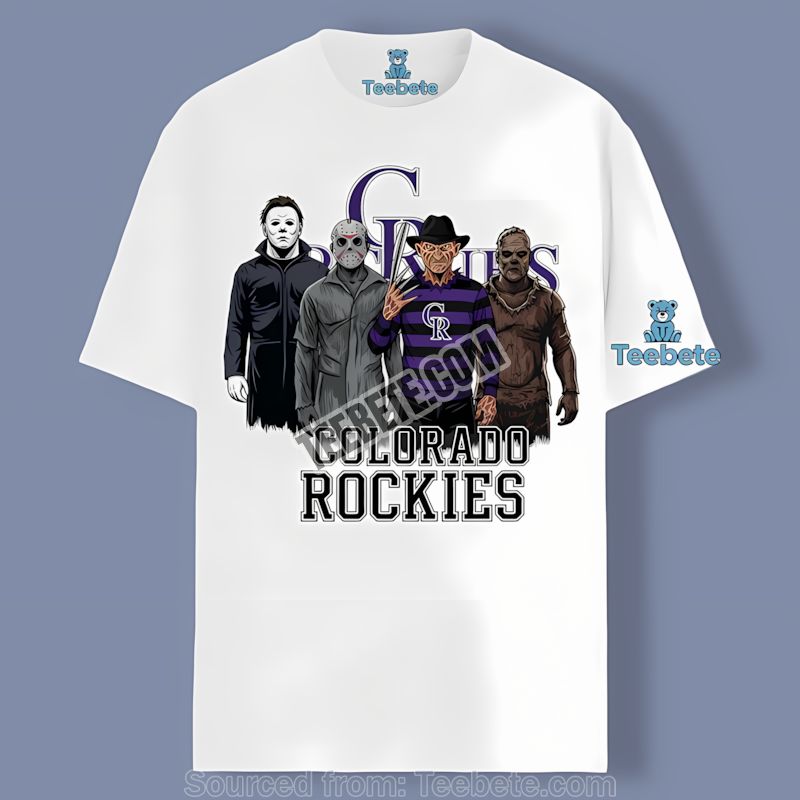Colorado Rockies Halloween Horror Killers Shirt