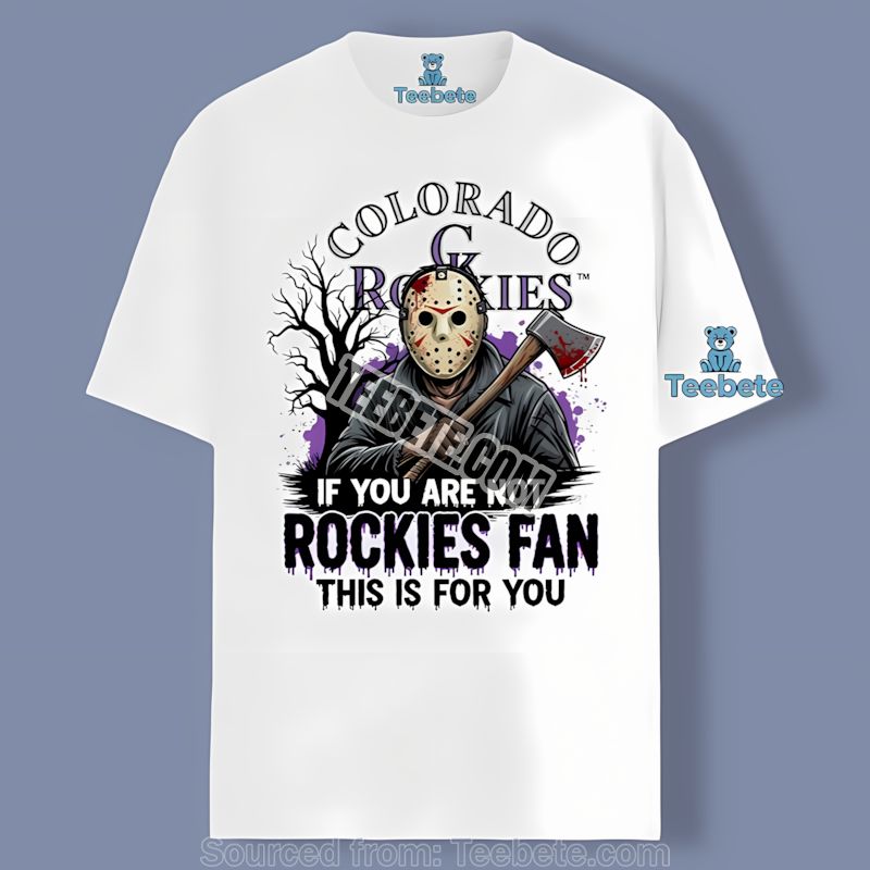 Colorado Rockies Halloween Jason Voorhees Shirt