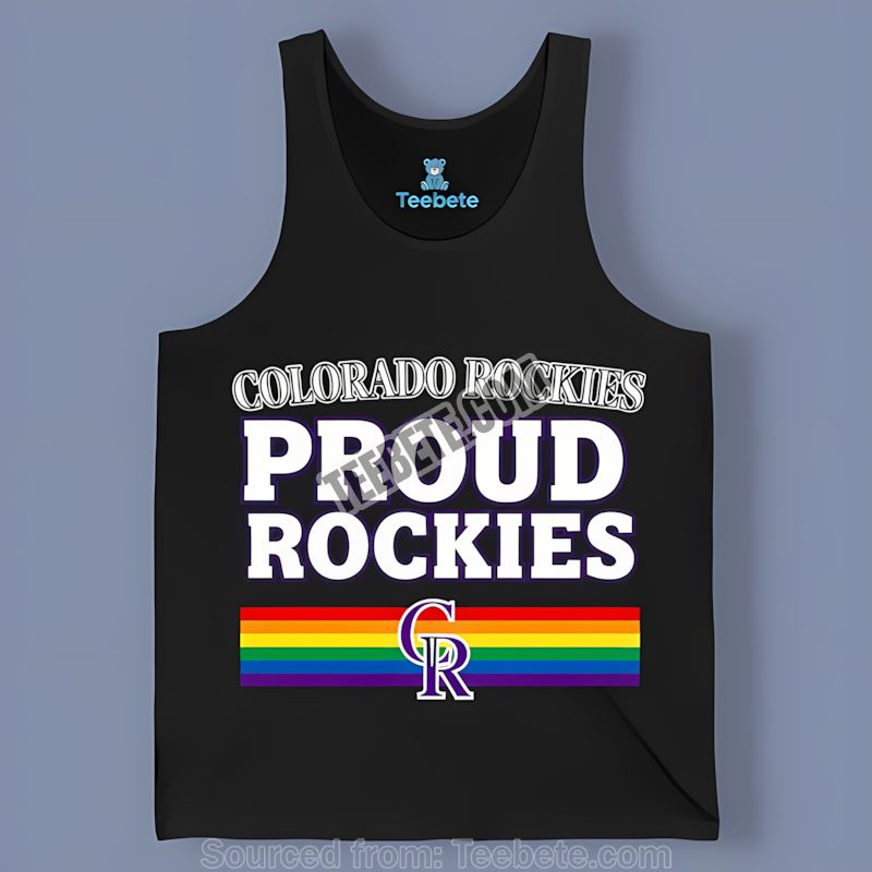 Colorado Rockies Lgbt Pride Unisex Tanktop Colorado Rockies Lgbt Pride Unisex Tanktop