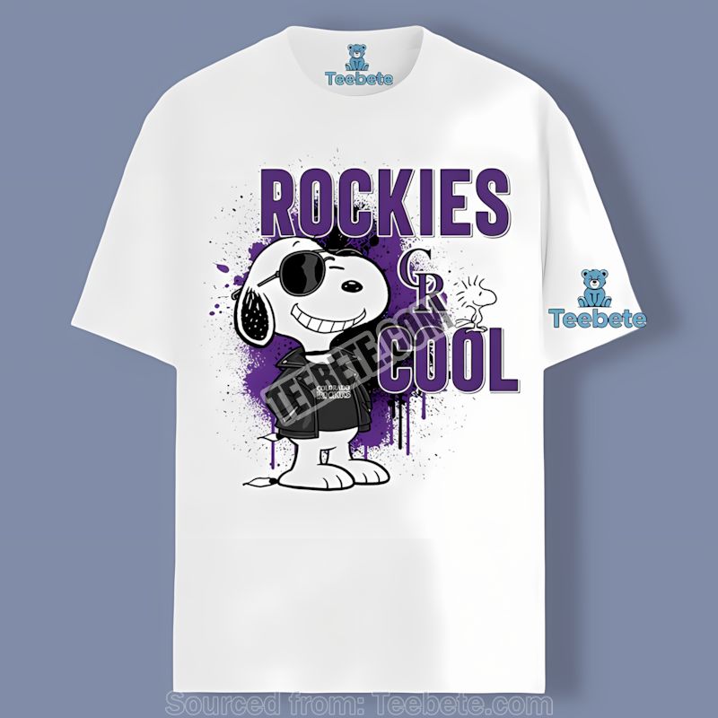 Colorado Rockies Snoopy Cool Trendy Shirt