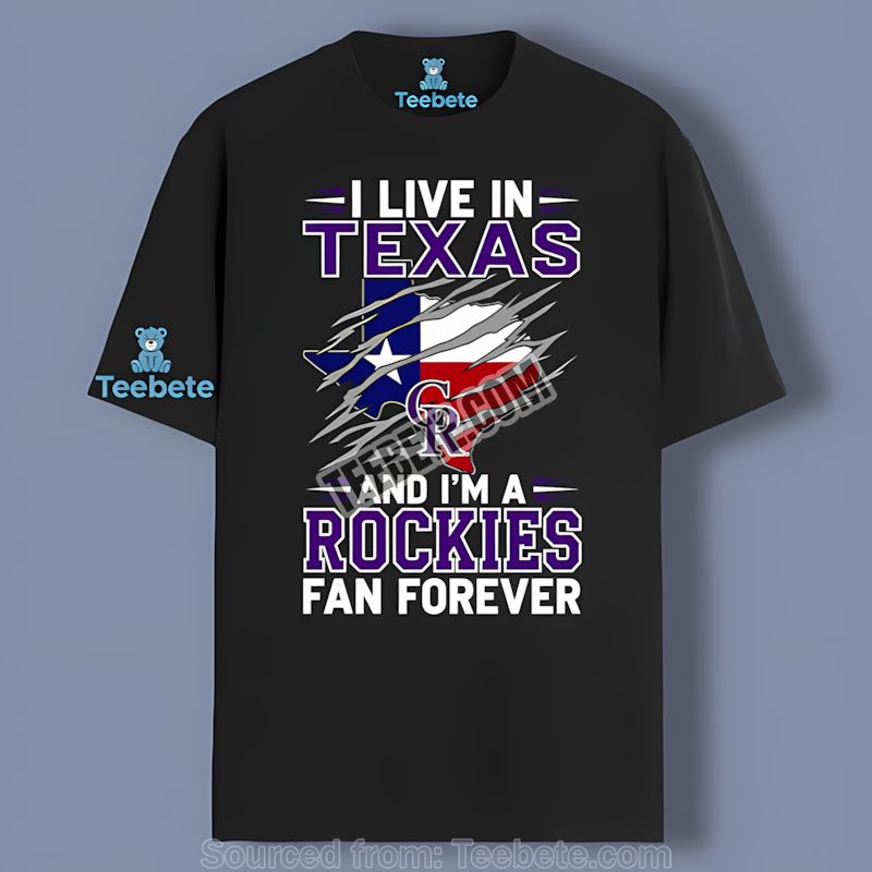 Colorado Rockies Texas Fan Forever Shirt