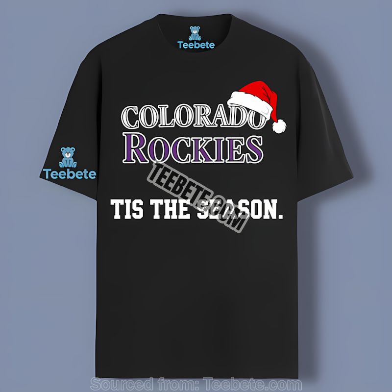 Colorado Rockies Tis The Season Christmas Shirt