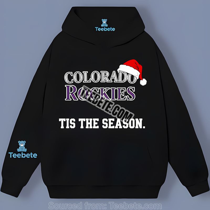 Colorado Rockies Tis The Season Christmas Hoodie Colorado Rockies Tis The Season Christmas Hoodie