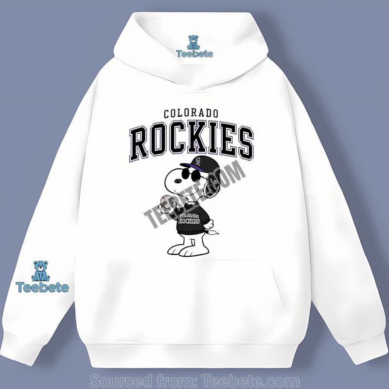 Colorado Rockies Vs Cool Snoopy Hoodie Colorado Rockies Vs Cool Snoopy Hoodie