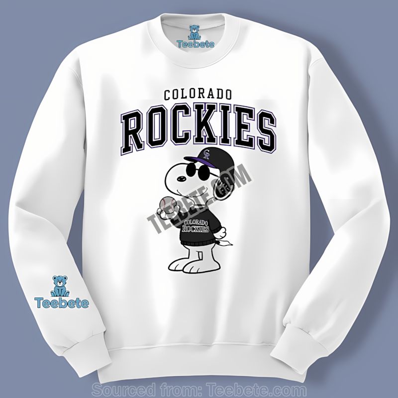 Colorado Rockies Vs Cool Snoopy Long Sleeve Colorado Rockies Vs Cool Snoopy Long Sleeve