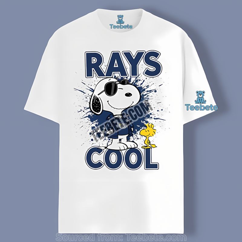 Cool Snoopy Shows Tampa Bay Rays Swag Adults Shirt