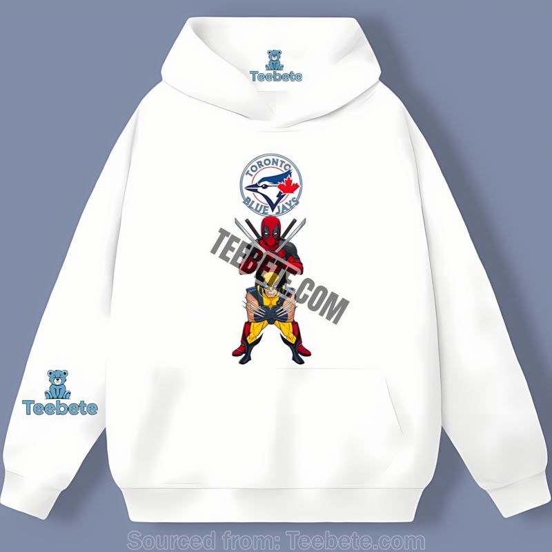 Deadpool And Wolverine Toronto Blue Jays Crossover Shirt Deadpool And Wolverine Toronto Blue Jays Crossover Shirt