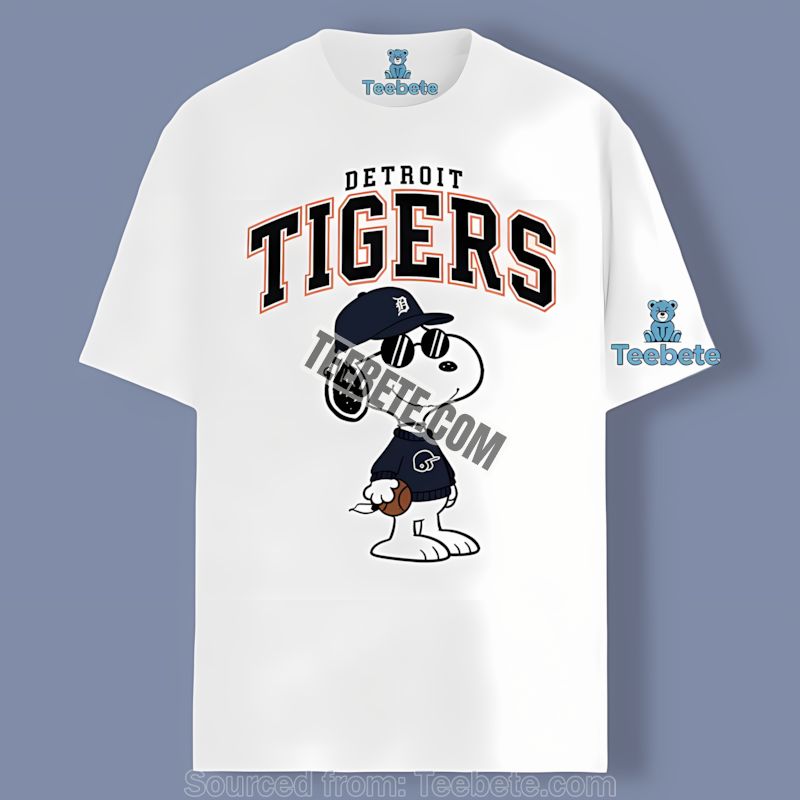 Detroit Tigers Cool Snoopy Color Style Shirt