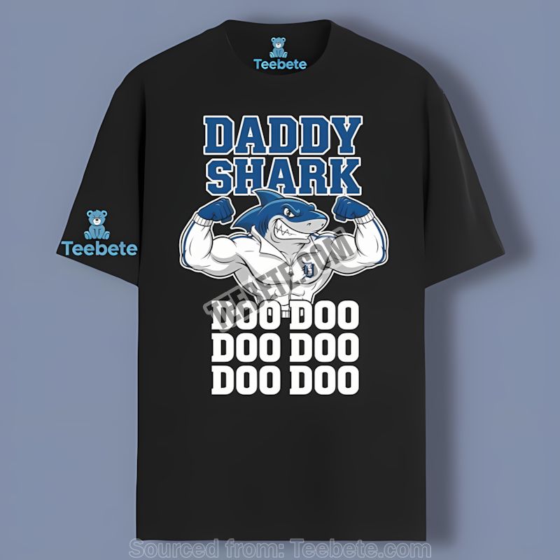 Detroit Tigers Daddy Shark Graphic Unisex Shirt