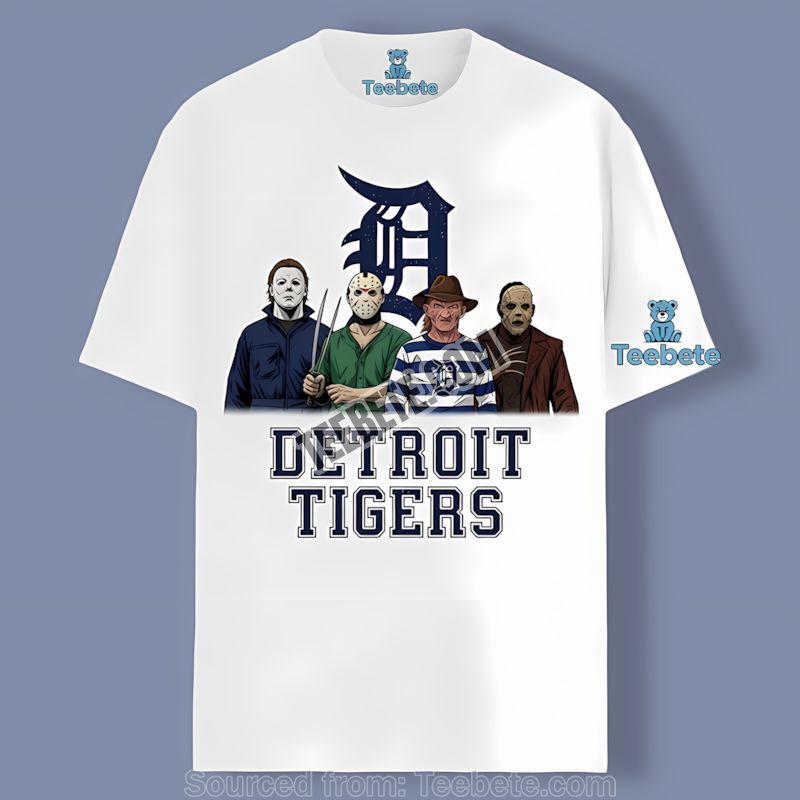 Detroit Tigers Halloween Horror Killers Sports Shirt