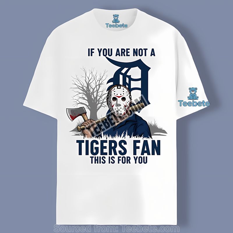 Detroit Tigers Halloween Jason Voorhees Graphic Shirt