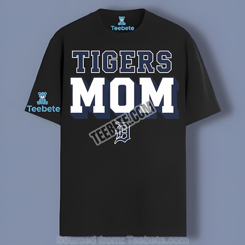 Detroit Tigers Mom Graphic Cotton Shirt