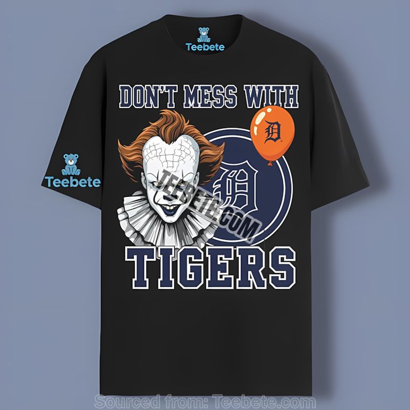 Detroit Tigers Pennywise Halloween Horror Shirt