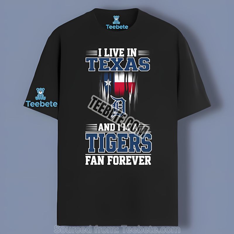 Detroit Tigers Texas Fan Forever Cotton Shirt
