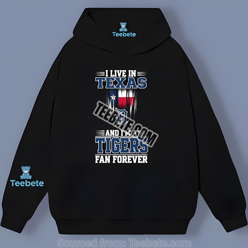Detroit Tigers Texas Fan Forever Cotton Hoodie Detroit Tigers Texas Fan Forever Cotton Hoodie