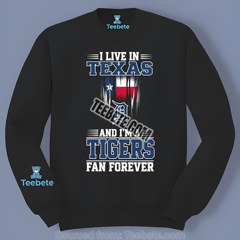 Detroit Tigers Texas Fan Forever Cotton Long Sleeve Detroit Tigers Texas Fan Forever Cotton Long Sleeve