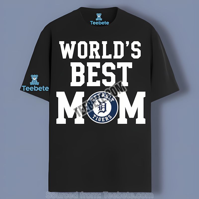 Detroit Tigers Worlds Best Mom Retro Shirt