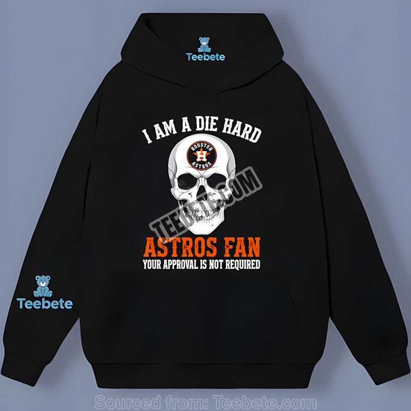Die Hard Houston Astros Fan Skull Retro Hoodie Die Hard Houston Astros Fan Skull Retro Hoodie