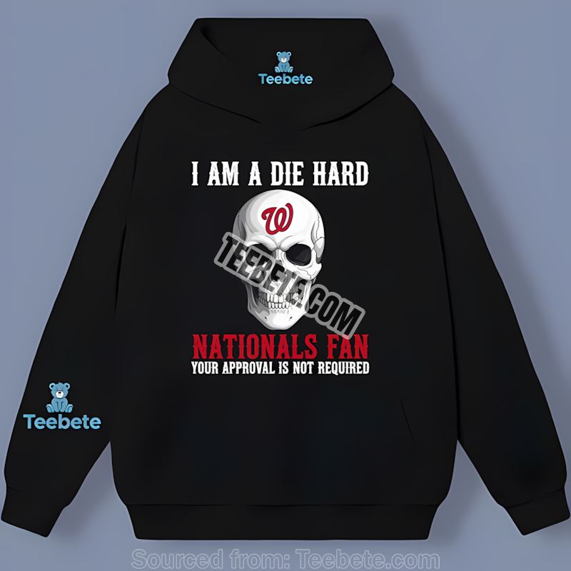 Die Hard Washington Nationals Fan Skull Trendy Hoodie Die Hard Washington Nationals Fan Skull Trendy Hoodie
