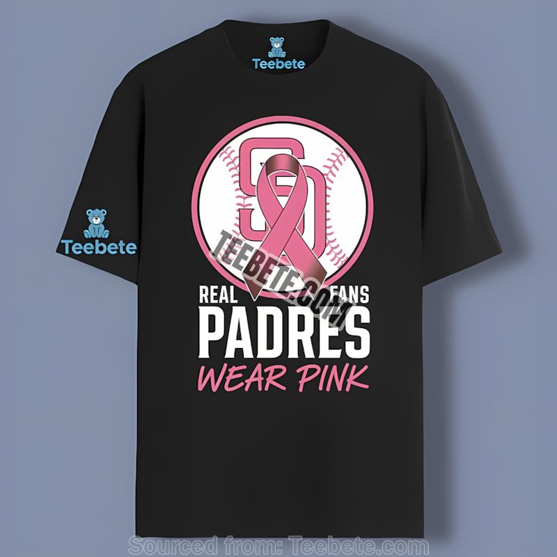 Exclusive San Diego Padres Real Fans Wear Pink Vintage Shirt